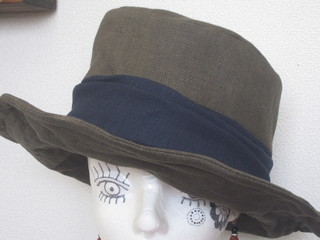 ツバ広ワイヤー入りクシュハット